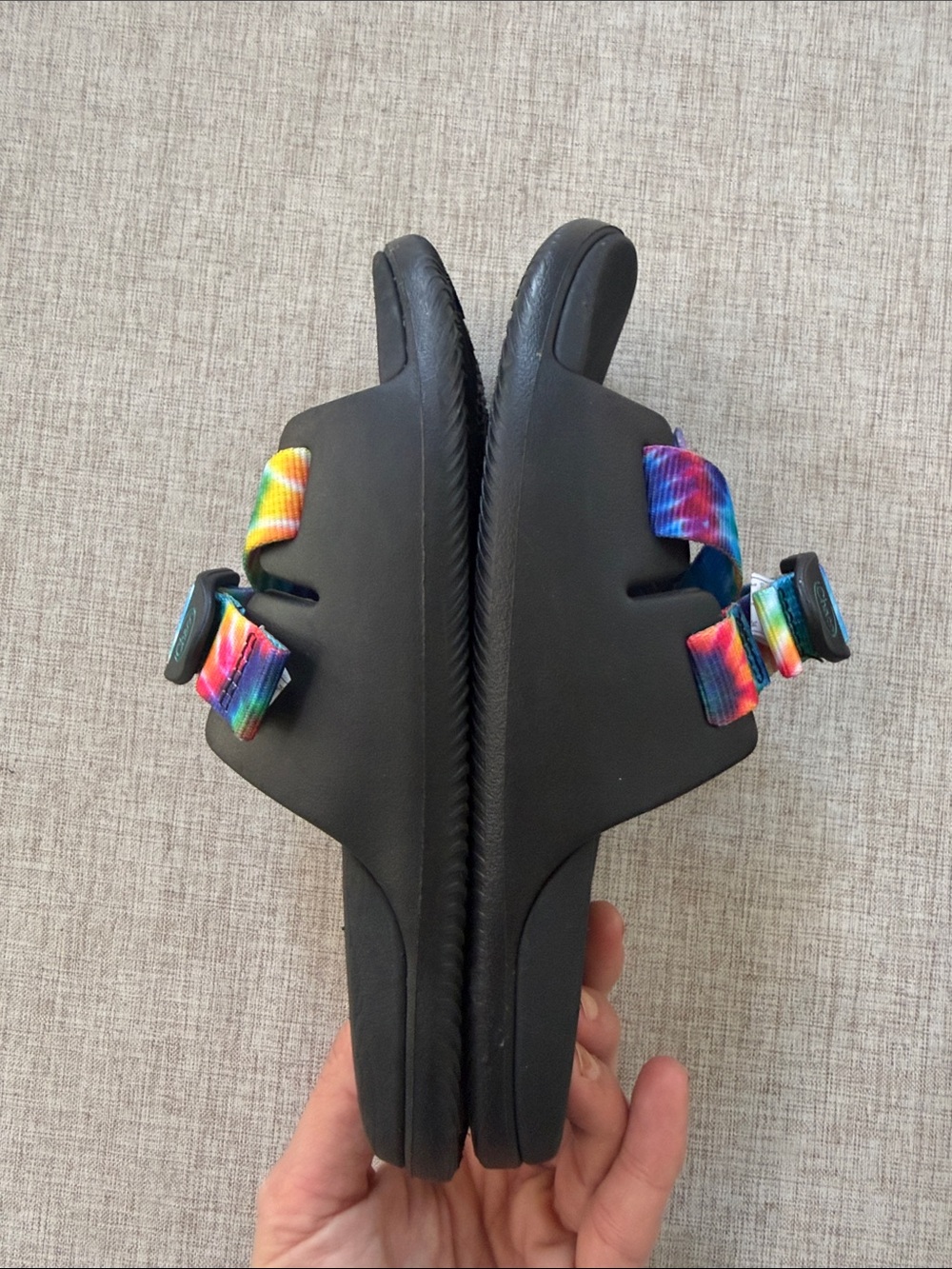 Chacos Chillos Kids Youth Size 3 Tie Dye Sandals Slip on Summer pool beach - Picture 6 of 10